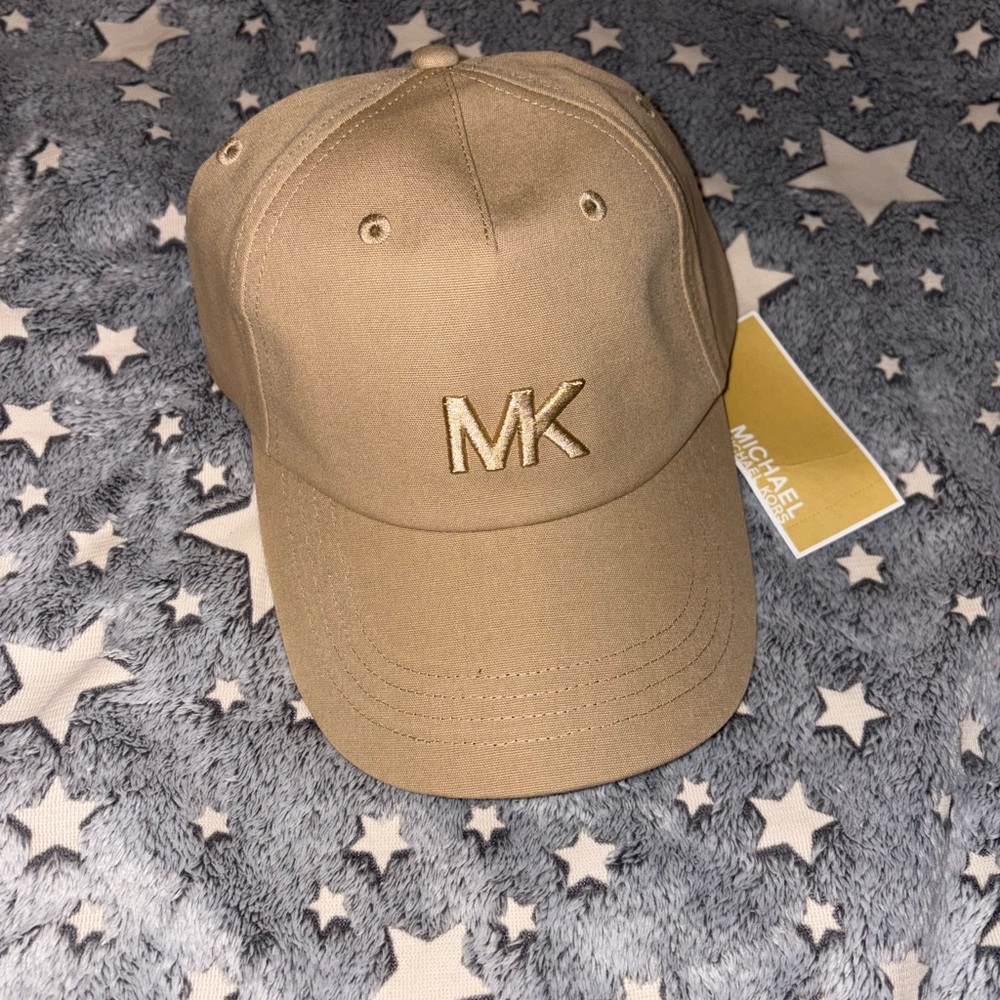 Michael Kors Beige Baseball Cap